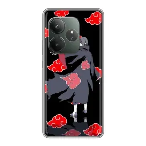 Чехлы с картинкой Итачи Учиха на Realme GT 6T (Итачи облако)
