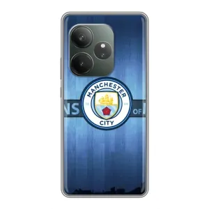 Силиконовые Чехлы принт Футбол на Realme GT 6T (ManCity)