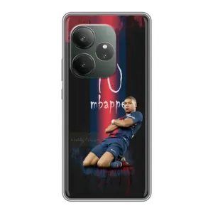 Чехол (TPU) с Футболистом на Realme GT 6T (MBAPPE 10)