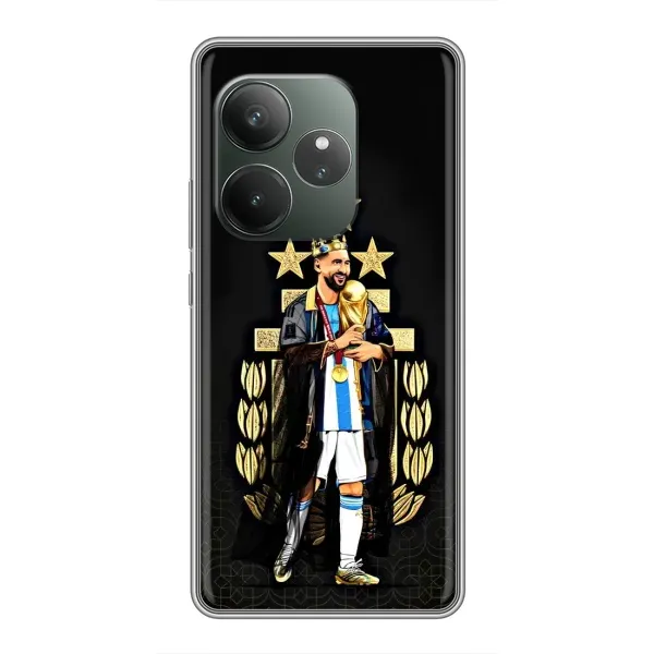 Чехол с рисунком «Месси король» для Realme GT 6T Чехол с рисунком «Месси король» для Realme GT 6T
