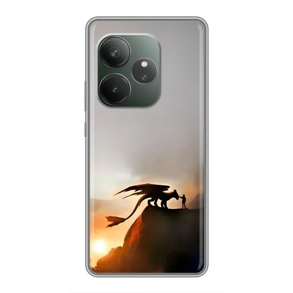 Чехол с рисунком «Мультиик Беззубик» для Realme GT 6T Чехол с рисунком «Мультиик Беззубик» для Realme GT 6T