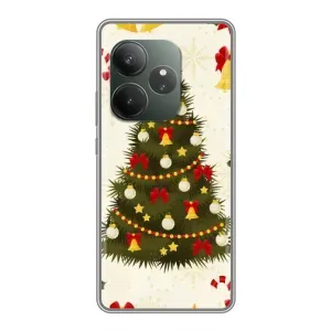 Чохол новорічна ялинка на Realme GT 6T (Новорічний принт)