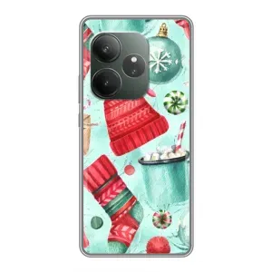 Чохол Санта Клаус для Realme GT 6T (Одяг)