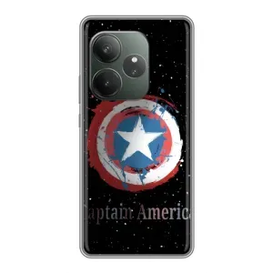 Чохол с Щітом Капітана Америки на Realme GT 6T (Щит Капітана)