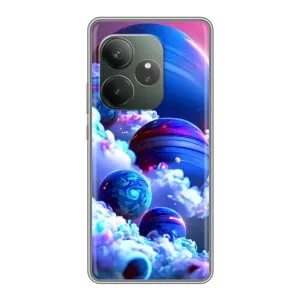 Чохли КОСМОС на Realme GT 6T (Сині планети)