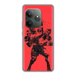 Чехлы с принтом Спортивная тематика для Realme GT 6T (Тайсон Бокс)