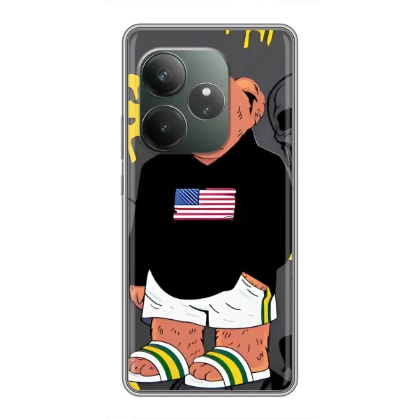Чехол с рисунком «Teddy USA» для Realme GT 6T Чехол с рисунком «Teddy USA» для Realme GT 6T