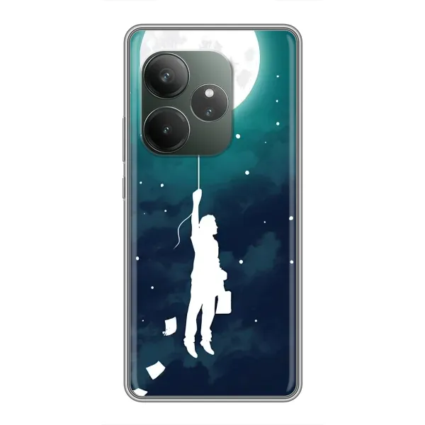 Чехол с рисунком «To The moon» для Realme GT 6T Чехол с рисунком «To The moon» для Realme GT 6T