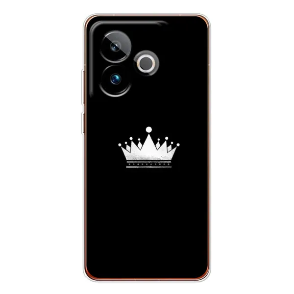 Чехол с рисунком «Белая корона» для Realme GT 7 Чехол с рисунком «Белая корона» для Realme GT 7