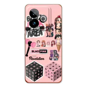 Чохли з картинкою для Realme GT 7 (BLACK PINK колаж)