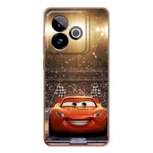 Чехол с принтом Маквин для Realme GT 7 (Молния Маквин стадион)