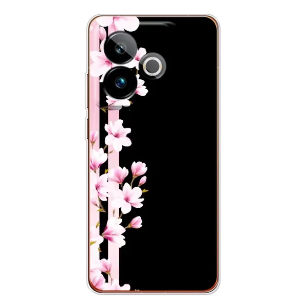 Чехол с рисунком «Цветочки» для Realme GT 7