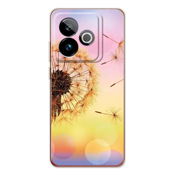 Чехол с рисунком «Цветок-одуванчик» для Realme GT 7 Чехол с рисунком «Цветок-одуванчик» для Realme GT 7