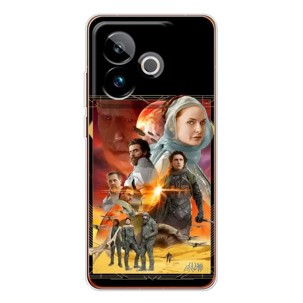 Чехол с рисунком «Д Ю Н А» для Realme GT 7