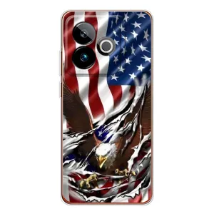 Чехол Флаг USA для Realme GT 7 (Флаг USA)