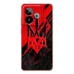 Чохли УПА (Червоно-Чорний) на Realme GT 7 (Герб в кольорах УПА)