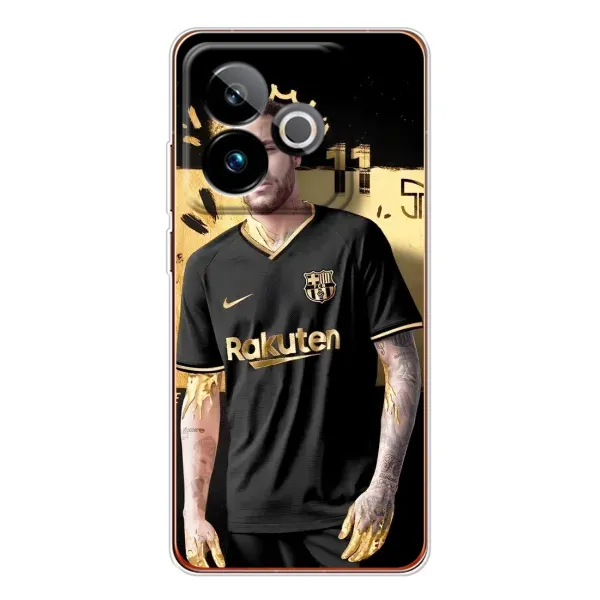 Чехол с рисунком «Gold Neymar» для Realme GT 7 Чехол с рисунком «Gold Neymar» для Realme GT 7