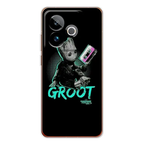 Чехол с рисунком «Groot» для Realme GT 7 Чехол с рисунком «Groot» для Realme GT 7