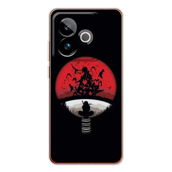 Чехол с рисунком «Итачи на черном» для Realme GT 7 Чехол с рисунком «Итачи на черном» для Realme GT 7