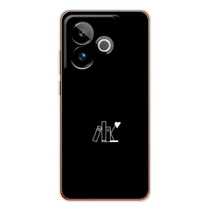 Чохол з картинками на чорному фоні для Realme GT 7 (Книжки)