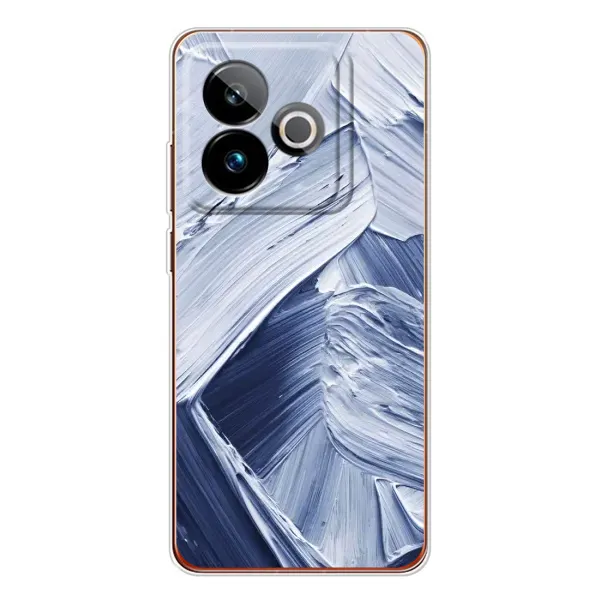Чехол с рисунком «Краски мазки» для Realme GT 7