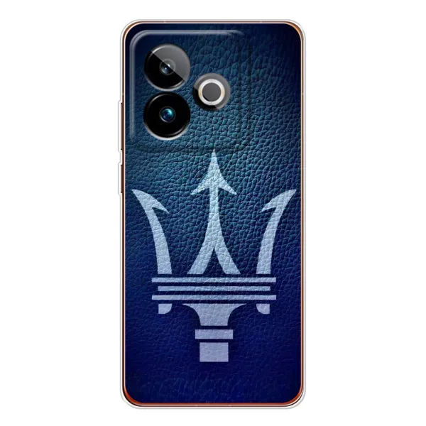 Чехол с рисунком «Лого Maserati» для Realme GT 7 Чехол с рисунком «Лого Maserati» для Realme GT 7