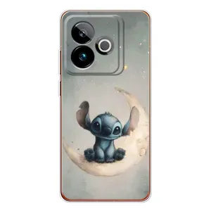 Чехол с рисунком Стич для Realme GT 7 (Милый Стич)