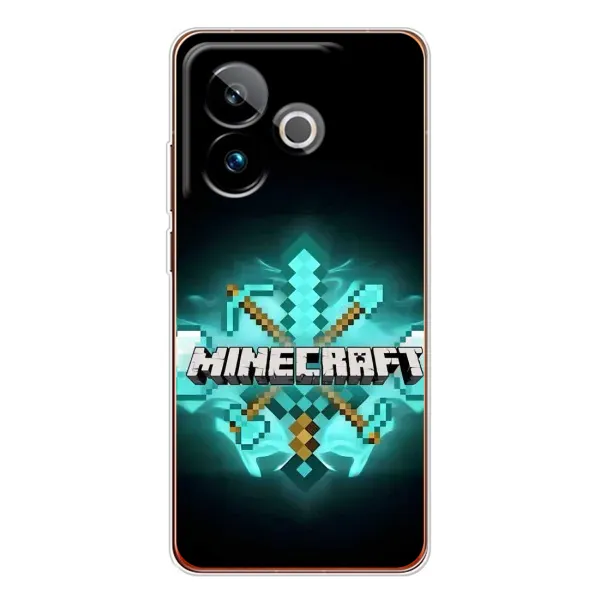 Чехол с рисунком «MineCraft 2» для Realme GT 7