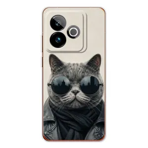 Чехол на тематику: Коты для Realme GT 7 (Модный кот)