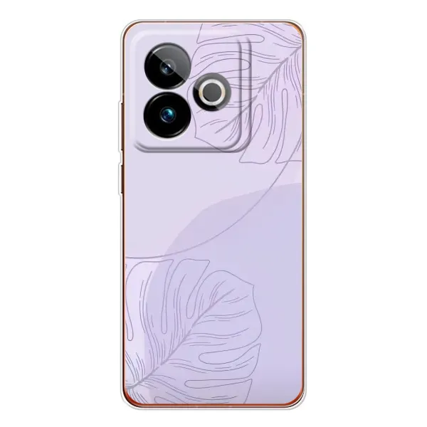 Чехол с рисунком «Монстера фиолетовая» для Realme GT 7 Чехол с рисунком «Монстера фиолетовая» для Realme GT 7