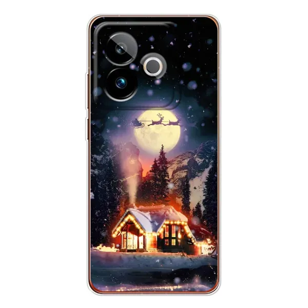 Чехол с рисунком «Настроение зимнее» для Realme GT 7 Чехол с рисунком «Настроение зимнее» для Realme GT 7