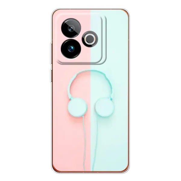 Чехол с рисунком «Наушники» для Realme GT 7 Чехол с рисунком «Наушники» для Realme GT 7