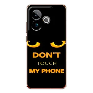Чехол с Прикольным принтом на Realme GT 7 (Не трогай мой телефон)