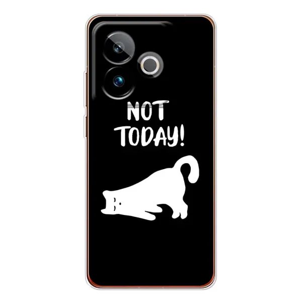Чехол с рисунком «Not Today» для Realme GT 7 Чехол с рисунком «Not Today» для Realme GT 7