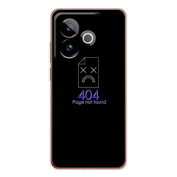 Чехол с рисунком «Ошибка 404» для Realme GT 7 Чехол с рисунком «Ошибка 404» для Realme GT 7