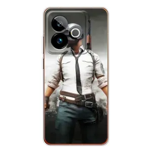 Чохол з картинкою "Герой Pubg" на Realme GT 7 (Пабг)