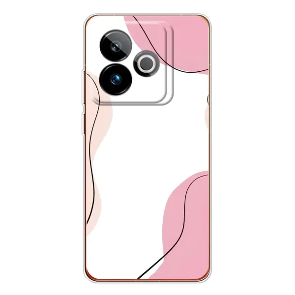 Чехол с рисунком «Розовый фон» для Realme GT 7 Чехол с рисунком «Розовый фон» для Realme GT 7