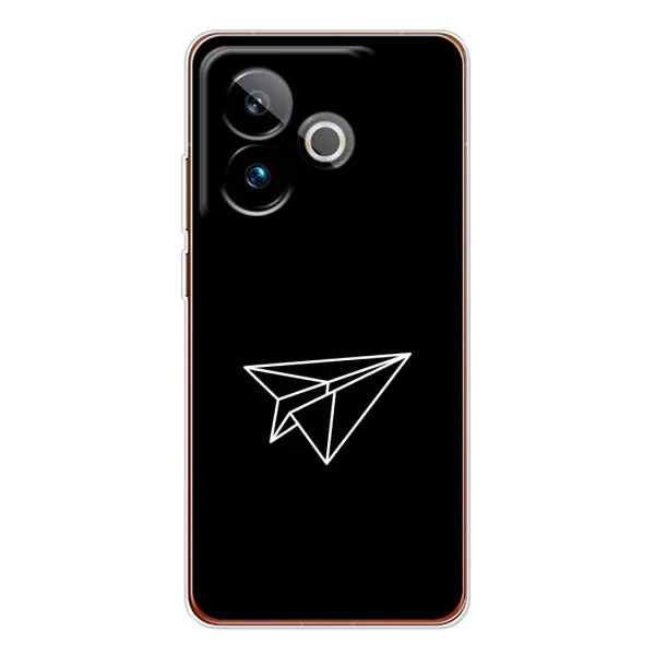 Чехол с рисунком «Самолетик» для Realme GT 7 Чехол с рисунком «Самолетик» для Realme GT 7