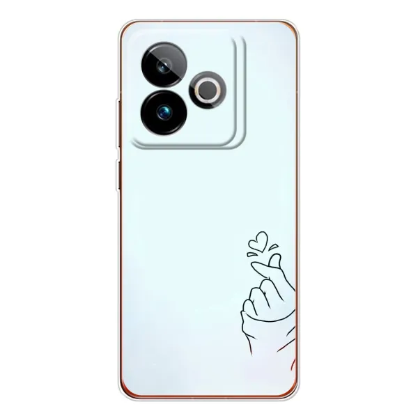 Чехол с рисунком «Сердце на голубом» для Realme GT 7 Чехол с рисунком «Сердце на голубом» для Realme GT 7