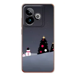 Чохли на Новий Рік Realme GT 7 (Сніговички)