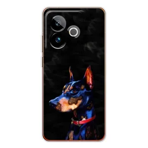 Бампер для Realme GT 7 с картинкой "Песики" (Собака Мопс)