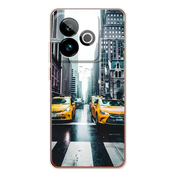 Чехол с рисунком «Такси» для Realme GT 7 Чехол с рисунком «Такси» для Realme GT 7