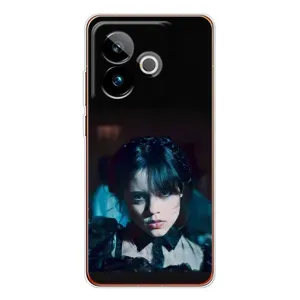 Чехлы с принтом Уэнсдей на Realme GT 7 (Танец Уэнсдей)