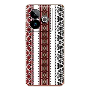 Силиконовый Чехол на Realme GT 7 с картинкой Вышиванки (Вышиваночки)