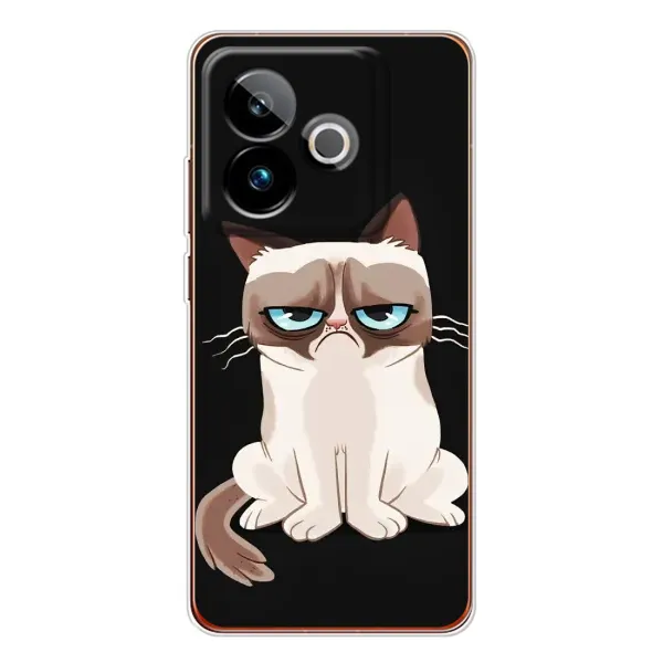 Чехол с рисунком «Взгляд кота» для Realme GT 7