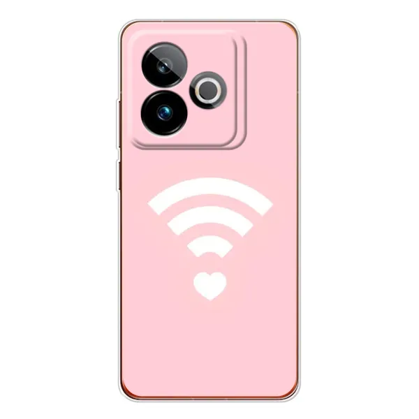 Чехол с рисунком «WiFi Love» для Realme GT 7 Чехол с рисунком «WiFi Love» для Realme GT 7