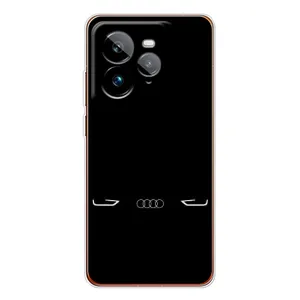 Силіконовий бампер з картинкою машини на Realme GT 7Pro (Сілует Audi)