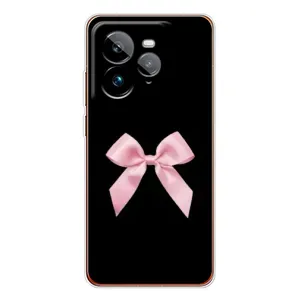 Чехол банты для Realme GT 7Pro (Бант на черном)