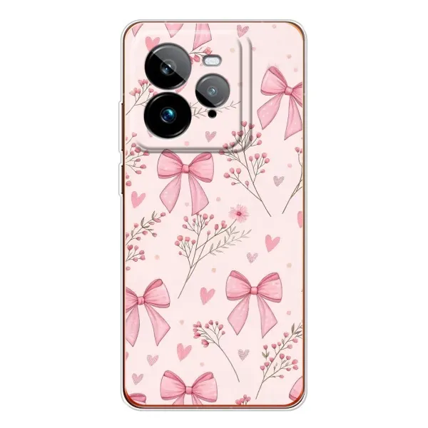 Чехол с рисунком «Банты с цветами» для Realme GT 7Pro Чехол с рисунком «Банты с цветами» для Realme GT 7Pro