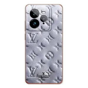 Текстурный Чехол Louis Vuitton для ДжиТи 7Про (Белый ЛВ)